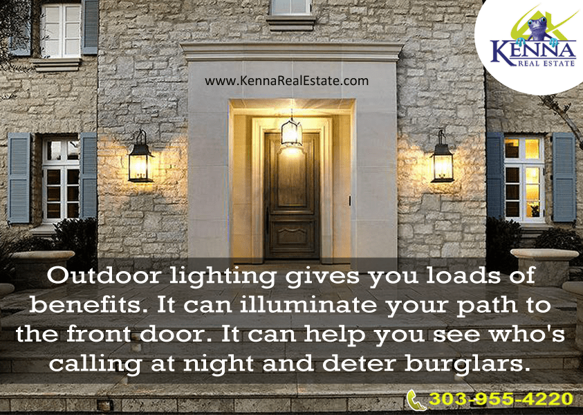 Outdoor lighting gives you loads of benefits...
